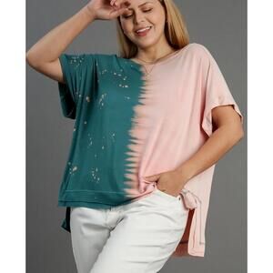 Umgee Round Neck Short Sleeve Top
